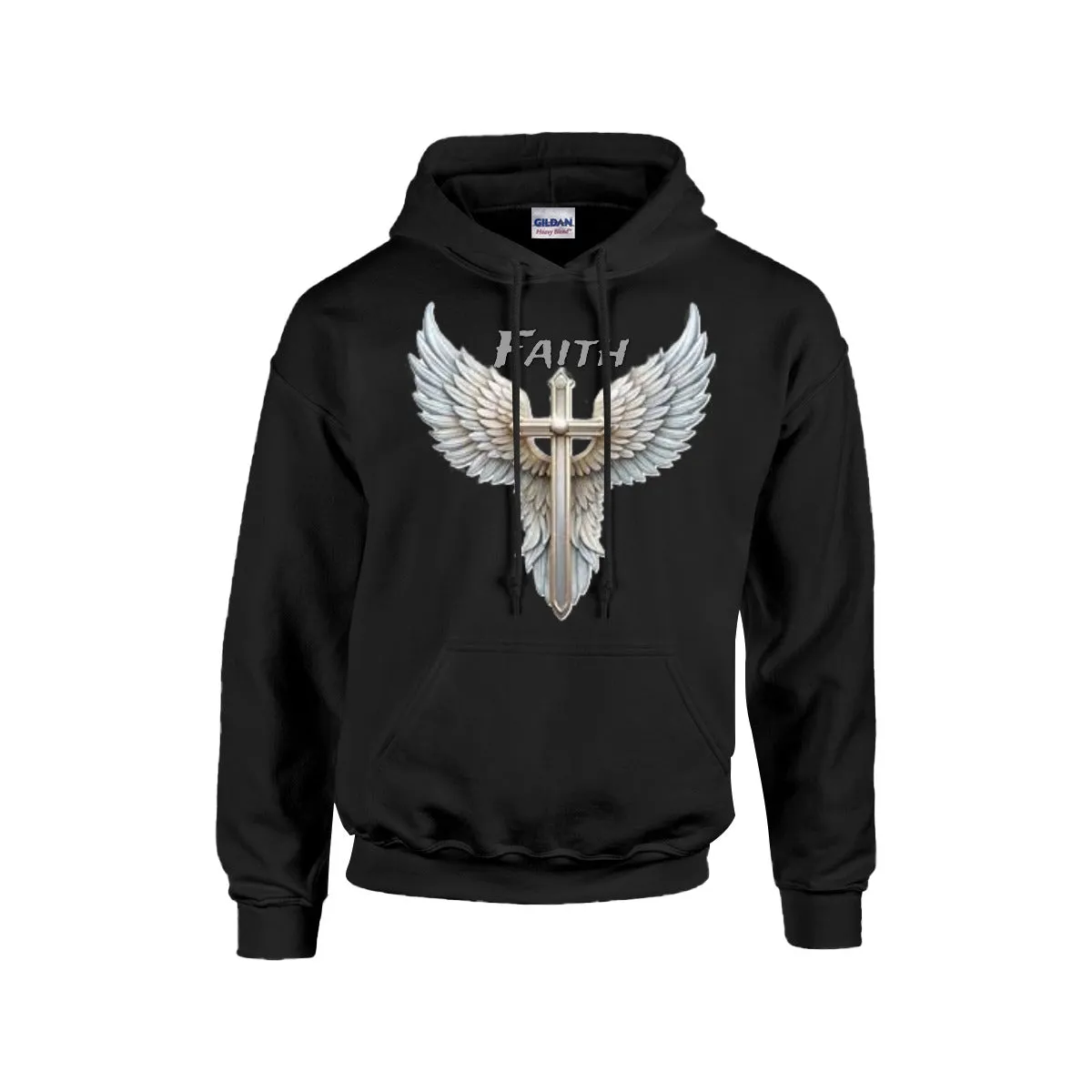 FAITH ROSS WITH WINGS BRONZE Hoodie For The USA |Gildan 18500