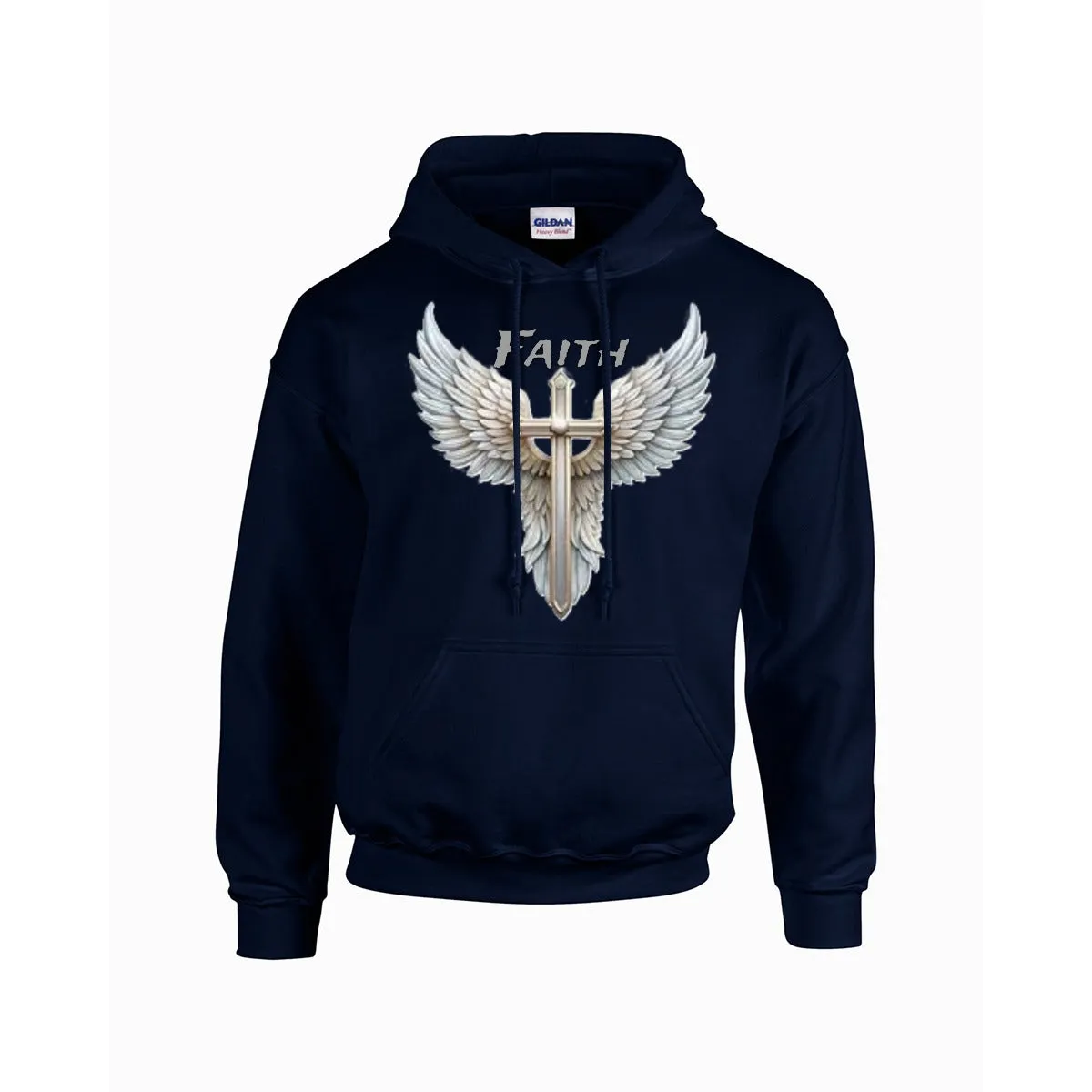 FAITH ROSS WITH WINGS BRONZE Hoodie For The USA |Gildan 18500