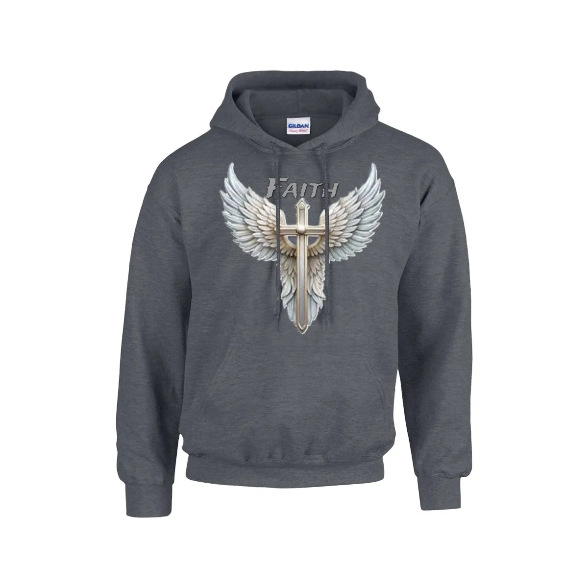 FAITH ROSS WITH WINGS BRONZE Hoodie For The USA |Gildan 18500