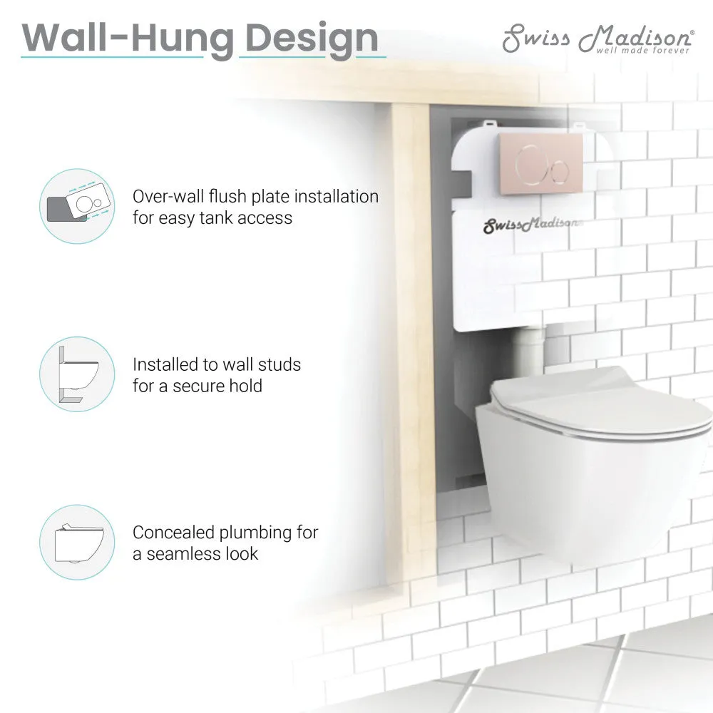 Fantome H Concealed Toilet Tank Carrier System for Top Flush