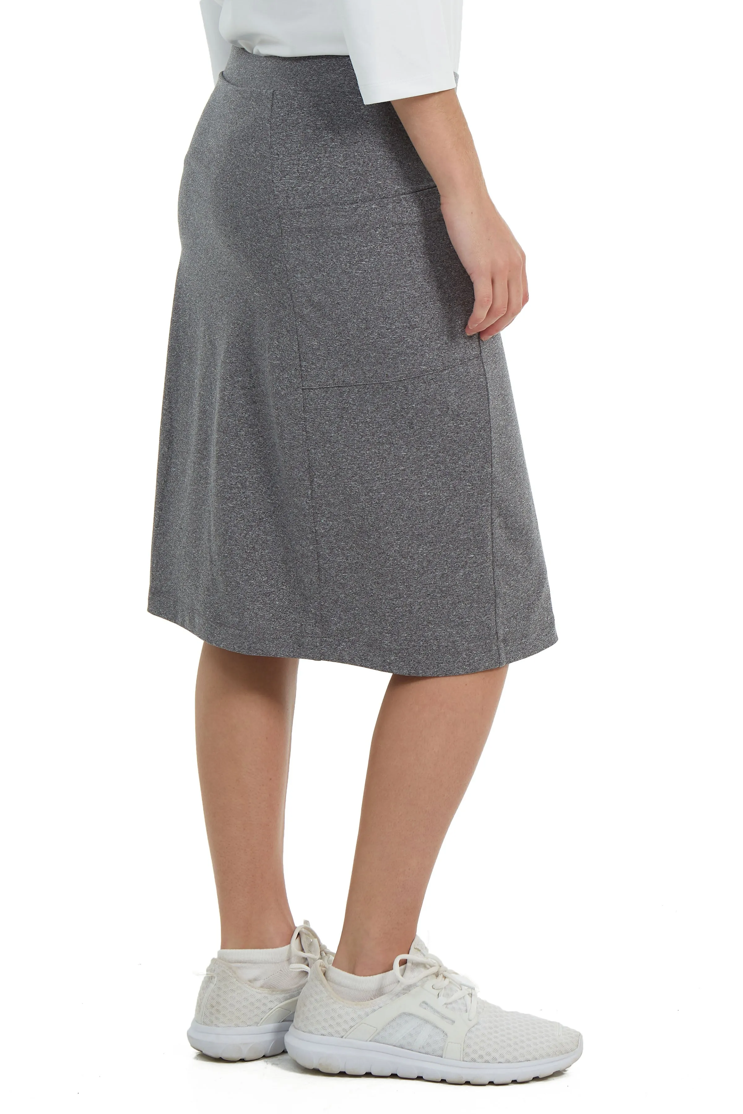 Fit Skort Snoga 22”- Heather Grey