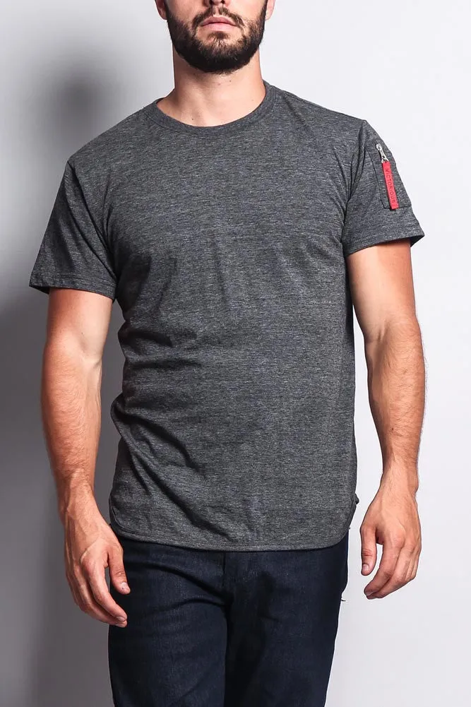 Flight MA-1 Long Length Curved Hem T-Shirt