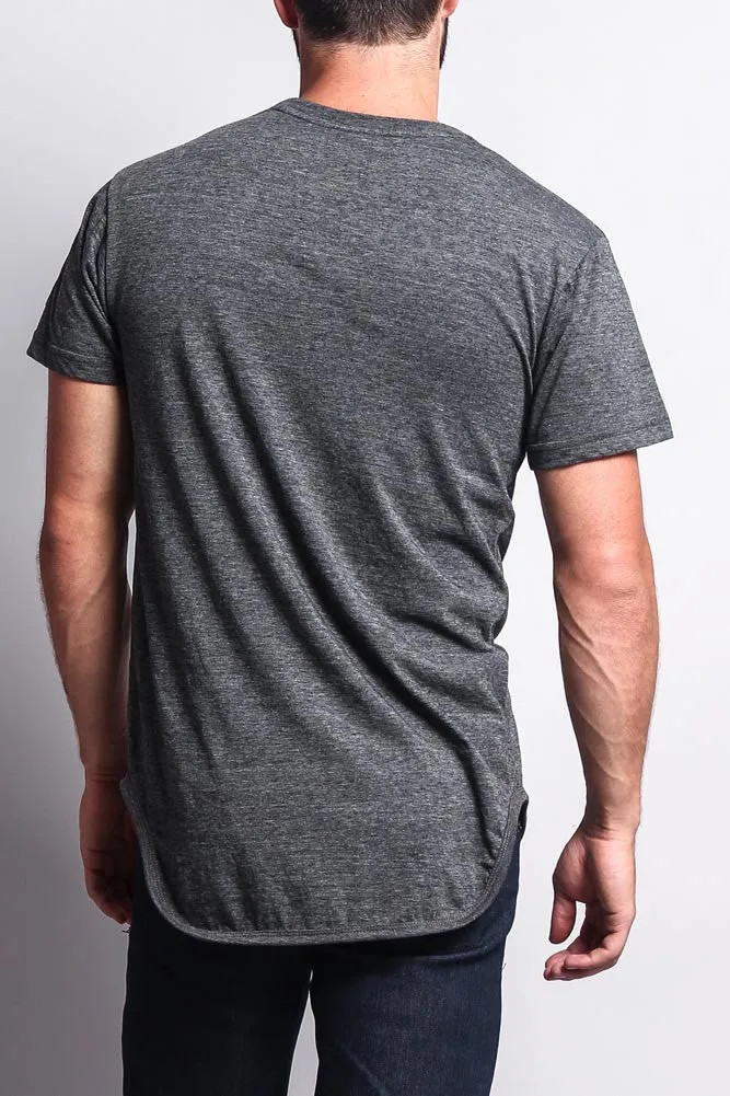 Flight MA-1 Long Length Curved Hem T-Shirt