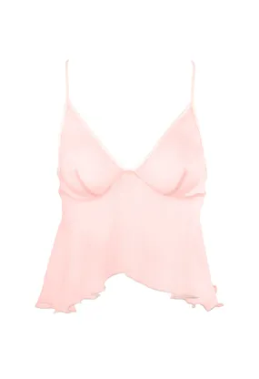 Folie Silk Camisole - Ballet Pink