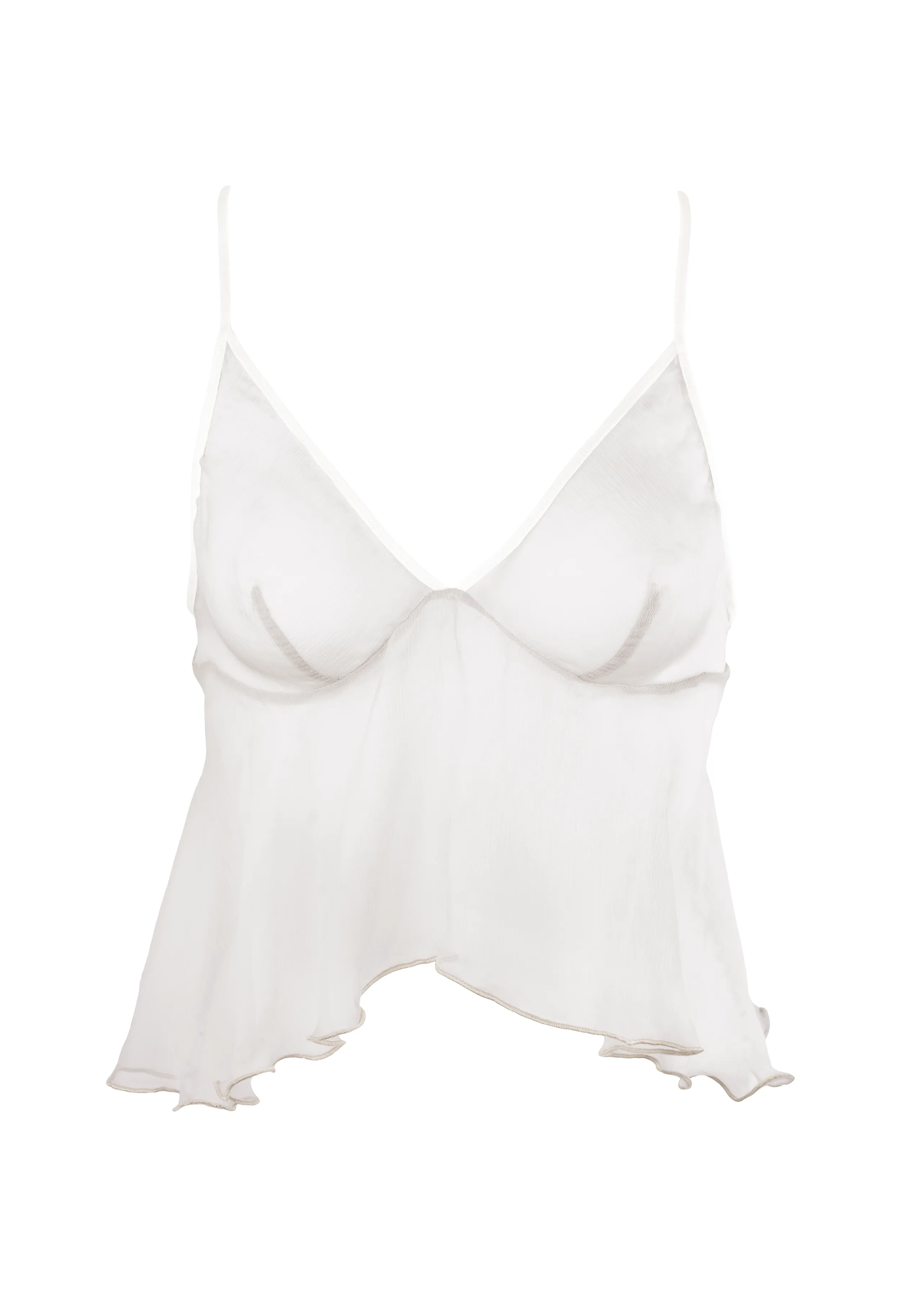 Folie Silk Camisole - Dove Grey