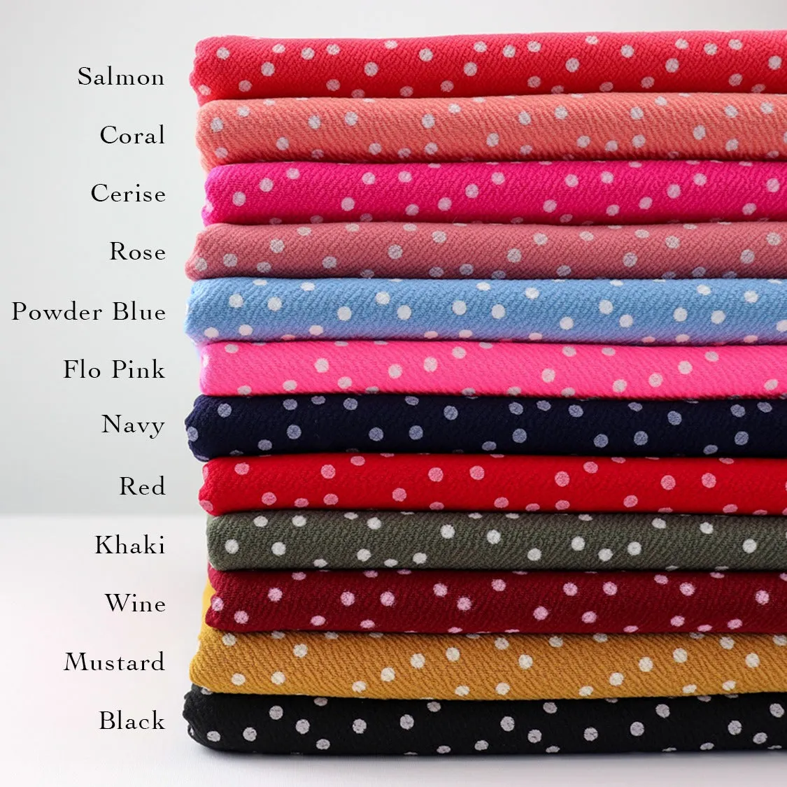 FS589 Polka Dots Liverpool Fabric