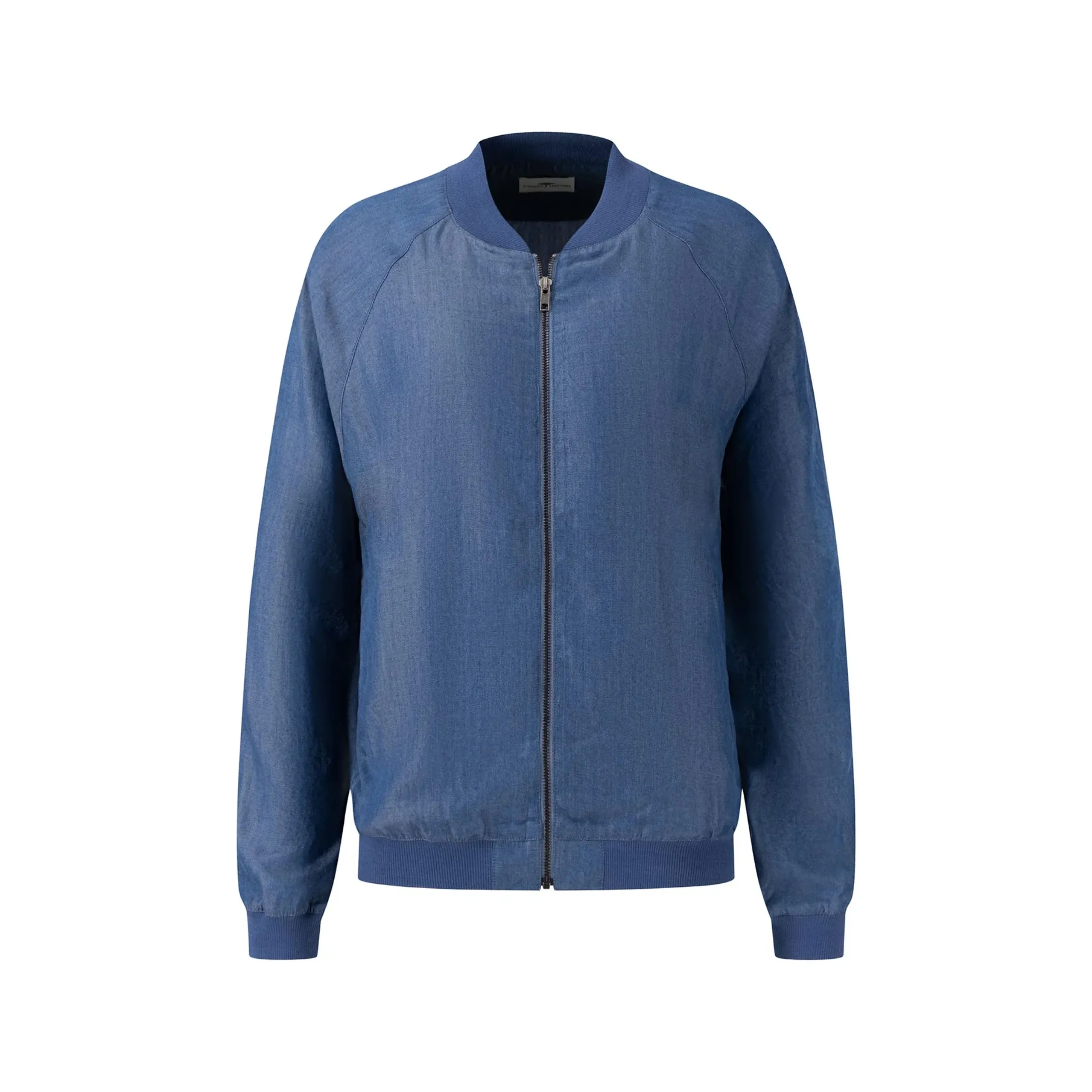 Fynch-Hatton Tencel Bomber Jacket Ocean Blue 24025001