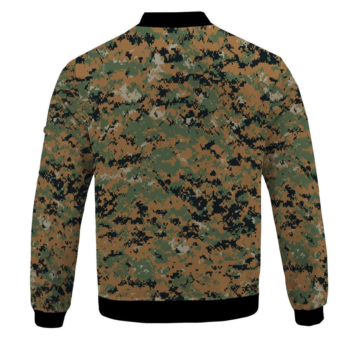 GearHomies American MARPAT Marine pattern Woodland CAMO Bomber Jacket