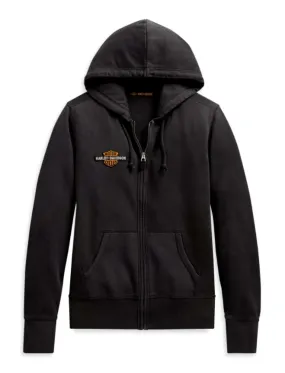 Harley-Davidson® Women's Studded Vintage Logo Hoodie, 99129-20VW