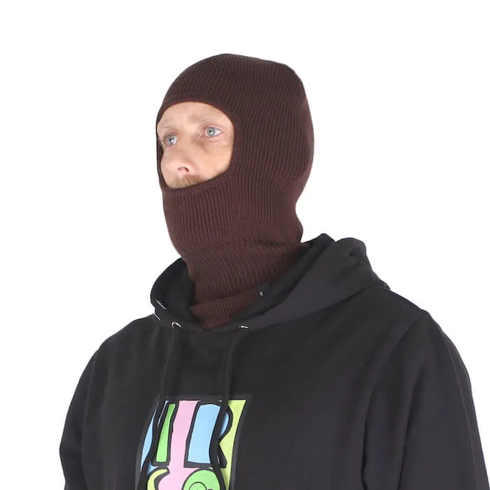 I Ride Sideways Ninja Balaclava Brown