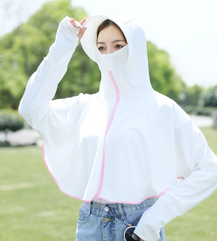 Ice Silk Breathable Thin Hooded sweater