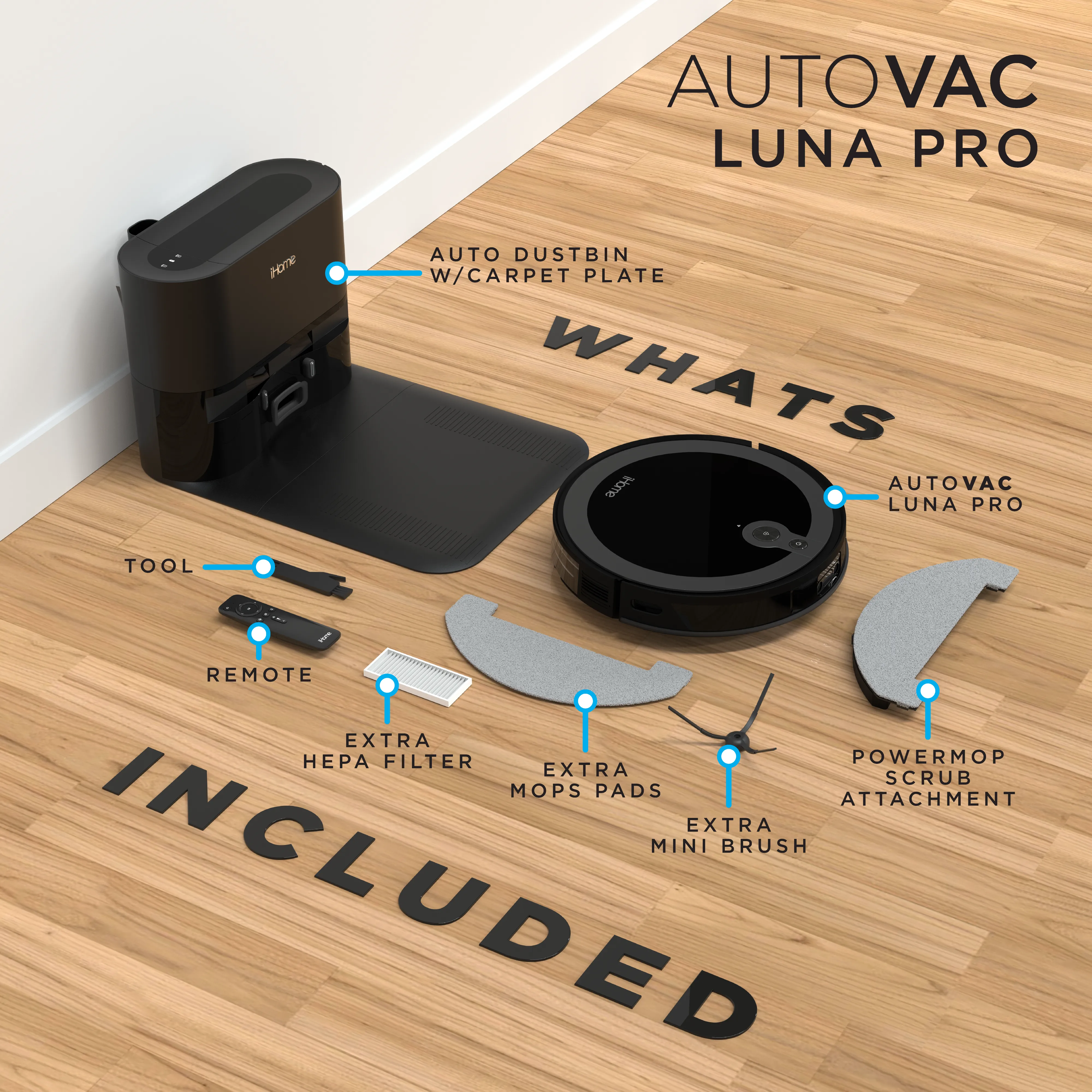 iHome AutoVac Luna Pro