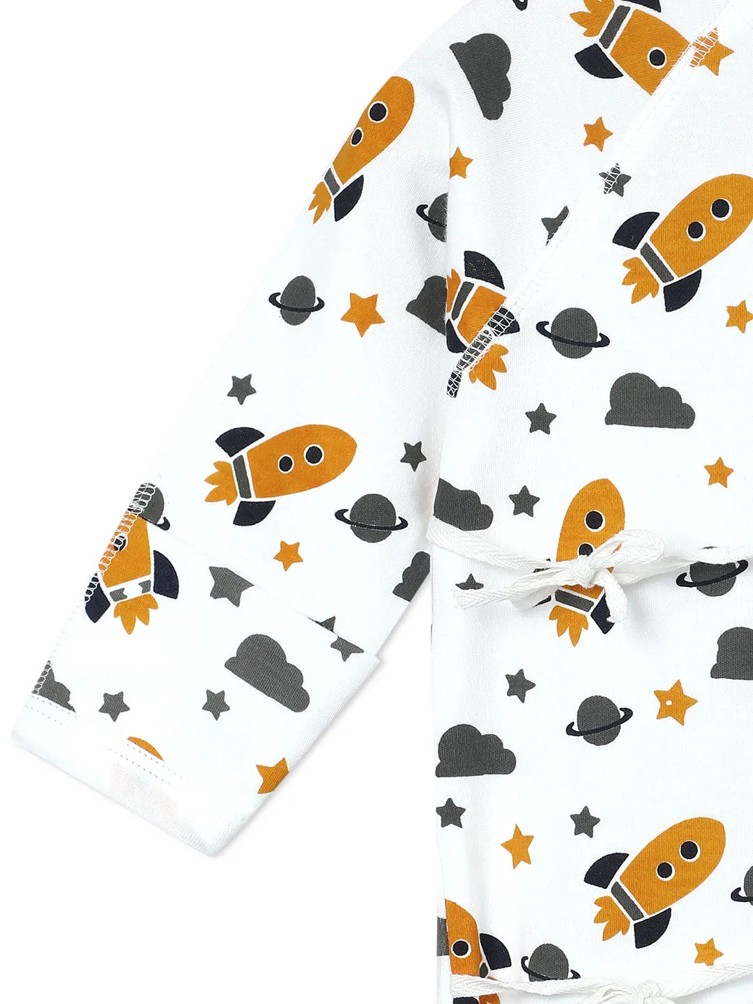 Jabla Style Infant Romper Combo of 3-Planet World-Submarine Ride-Tour to the Space