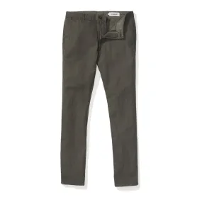 Japanese Linen Canvas Chino - Dark Grey