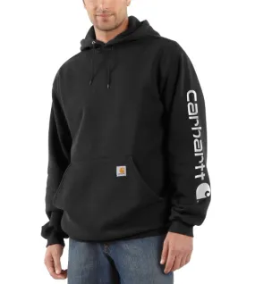 K288 Carhartt Midweight Hooded Logo Sweatshirt