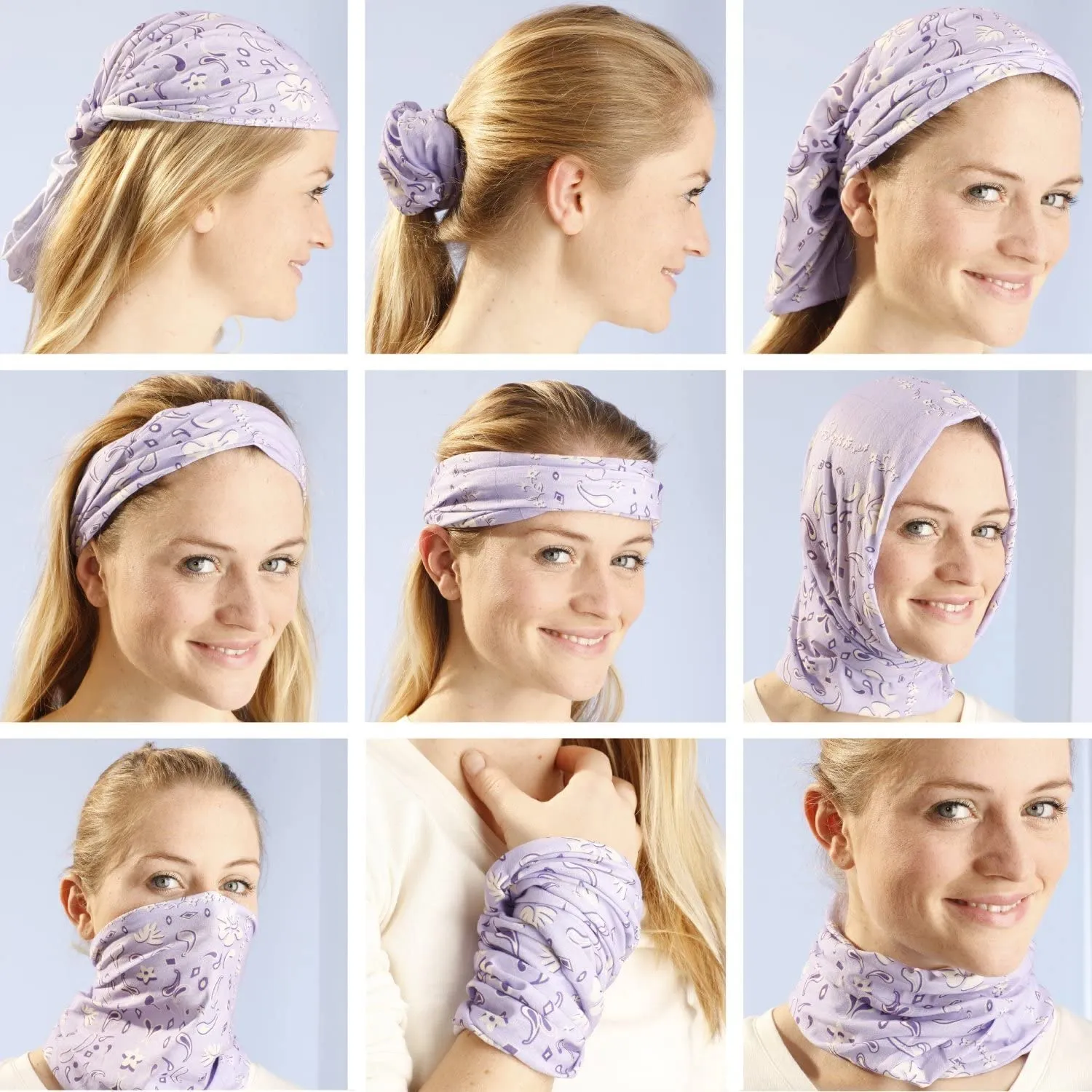 KALILY 12PCS | 9PCS | 6PCS Bandana Headband