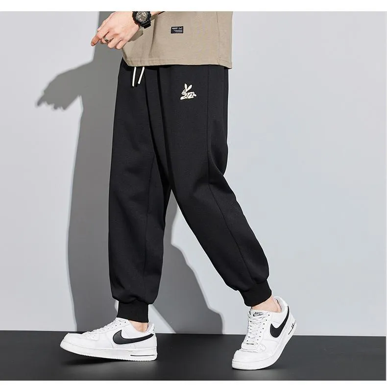 Knitted Tapered Loose Fit Trendy Sports Sweatpant