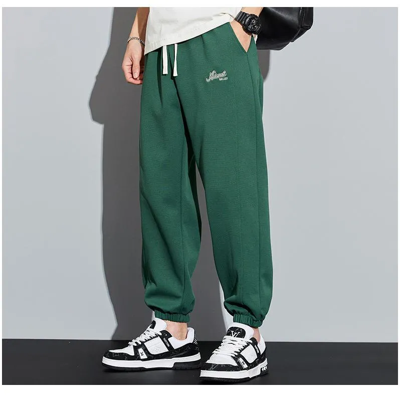 Knitted Tapered Loose Fit Trendy Sports Sweatpant