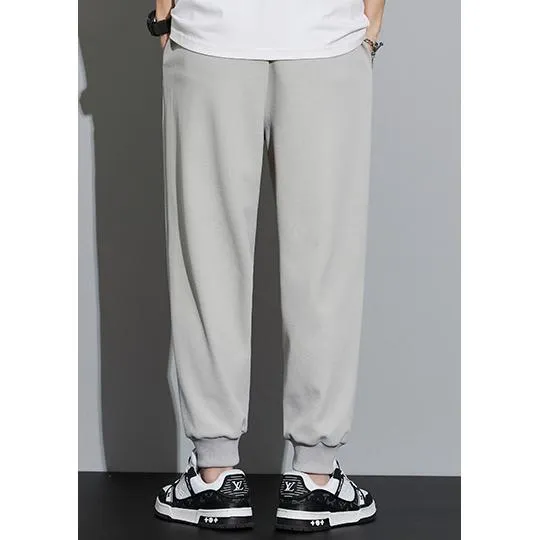 Knitted Tapered Loose Fit Trendy Sports Sweatpant