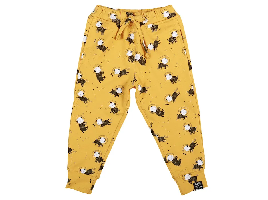 Kukukid Pocket Pants Mustard Layka Dog