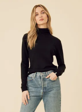 Laguna Merino Turtleneck - Black