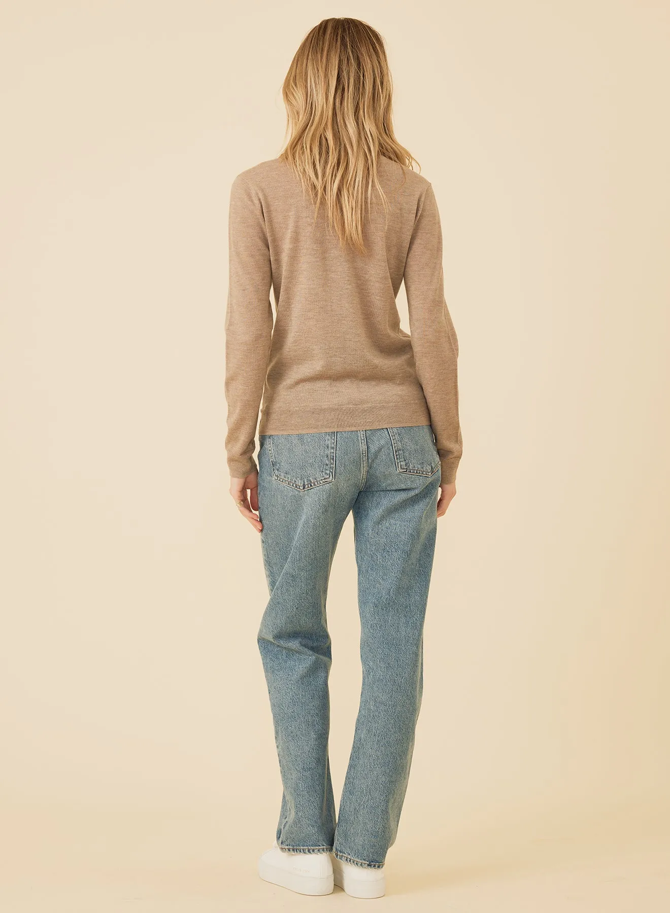 Laguna Merino Turtleneck - Fawn