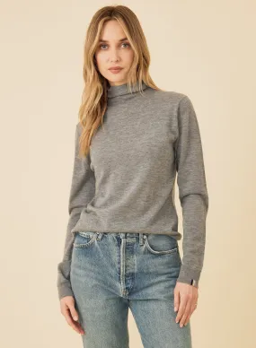 Laguna Merino Turtleneck - Slate