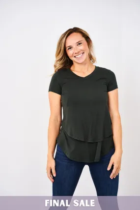 Latched Mama V-Neck Nursing Tee 2.0 - Final Sale