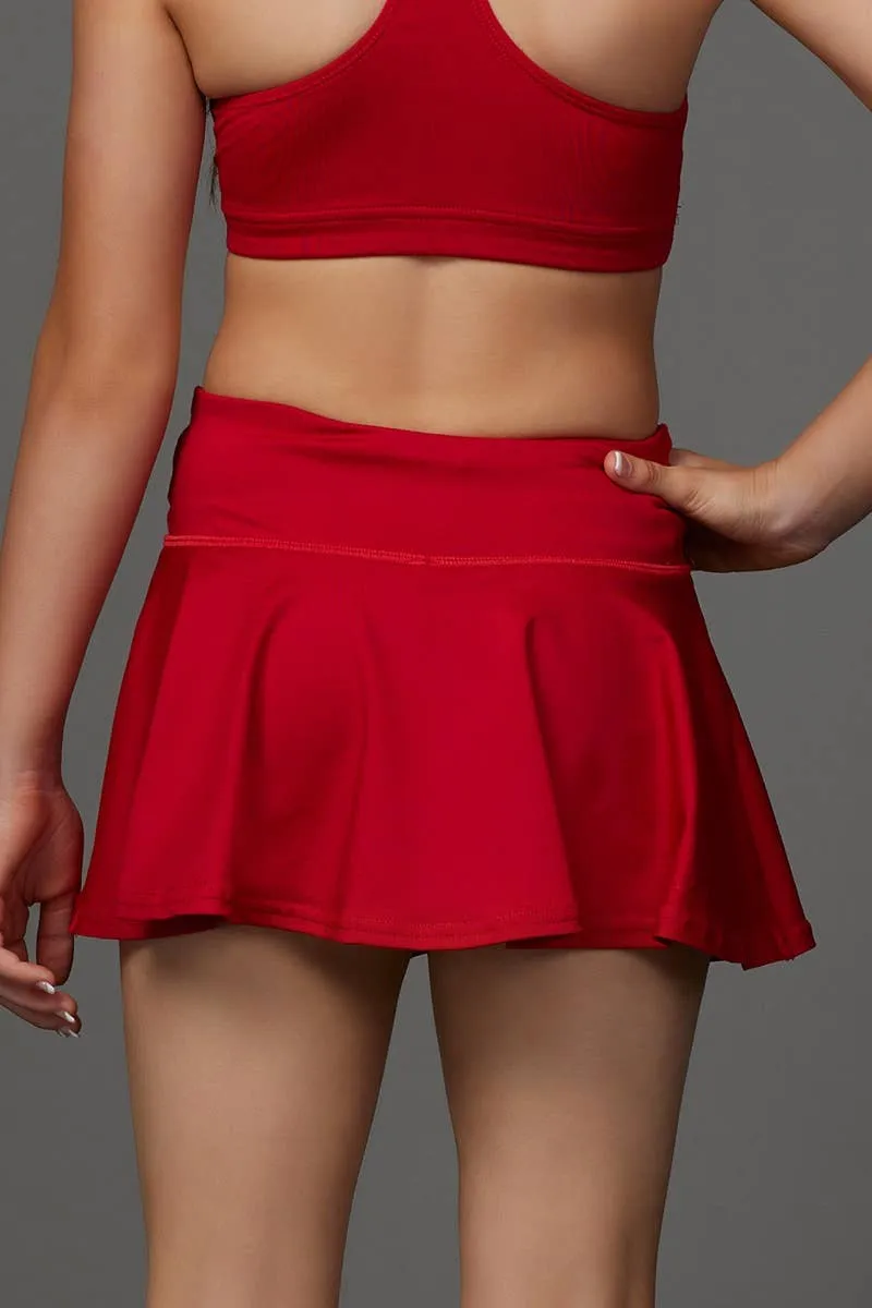 Legendary Flouncy Skirt in Red