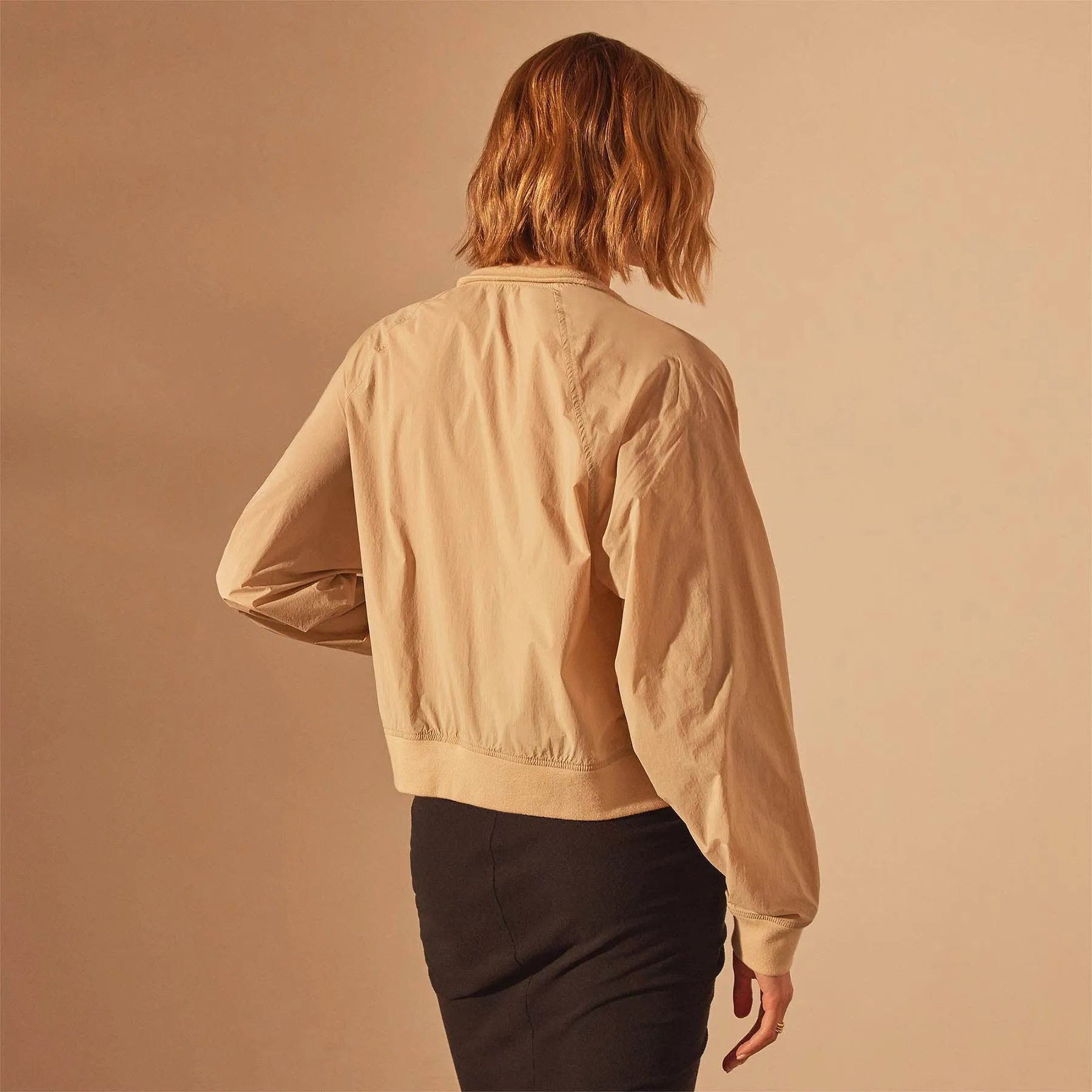 Lightweight Bomber Jacket - Sand