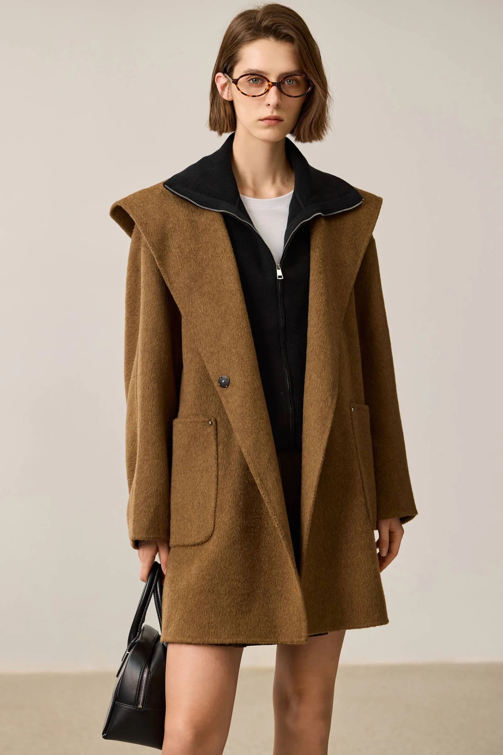 LILY Vintage Wool Double-Faced Coat