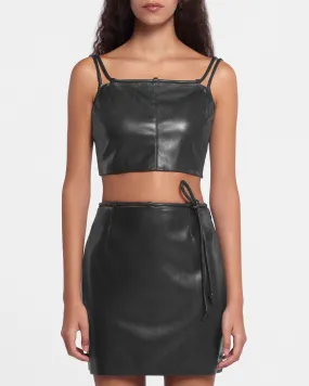 Loga - Sale Okobor™ Alt-Leather Top - Black