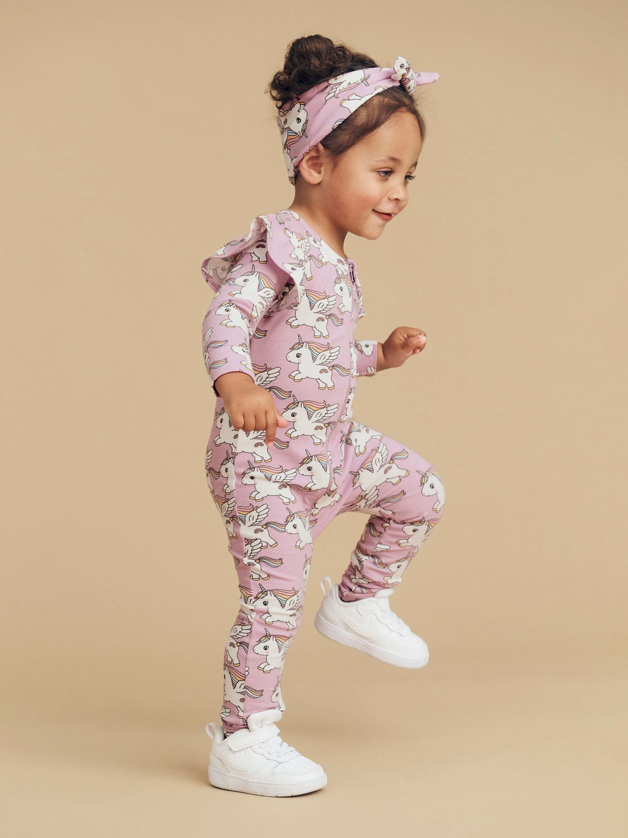 MAGICAL UNICORN FRILL ROMPER