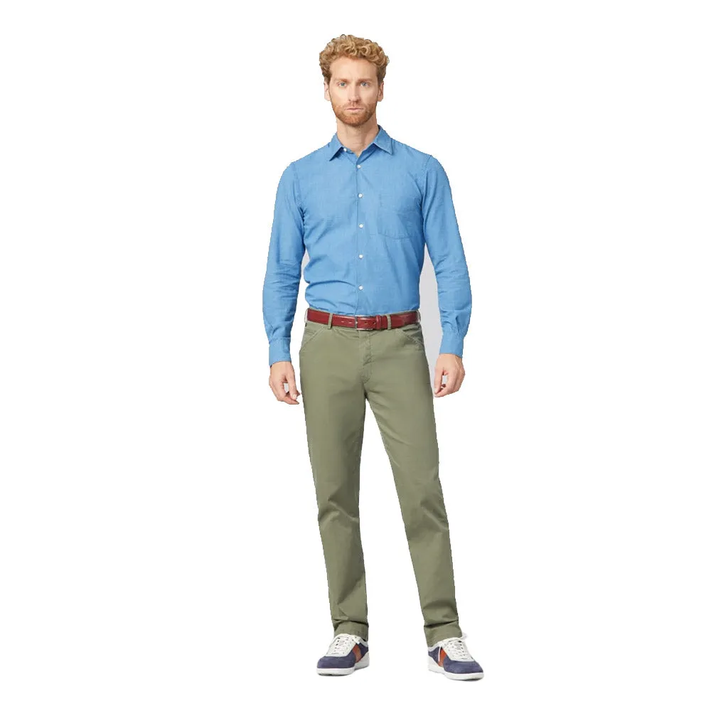 Meyer Soft Cotton Chino - Olive