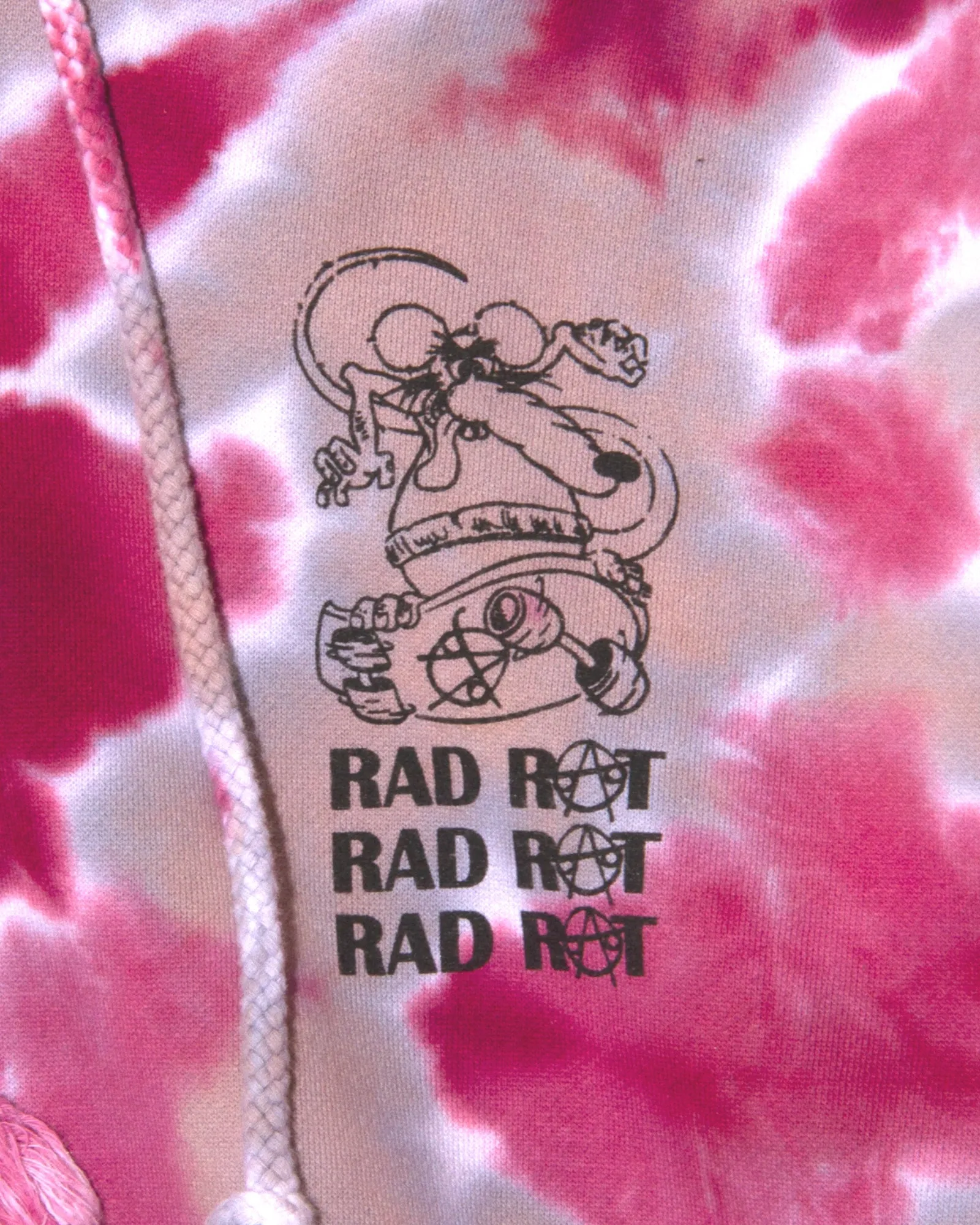 MN07 Rad Rat Hoodie - Tie Dye