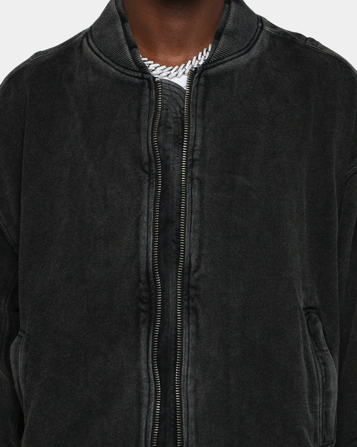 MNML Layered Bomber Jacket Black