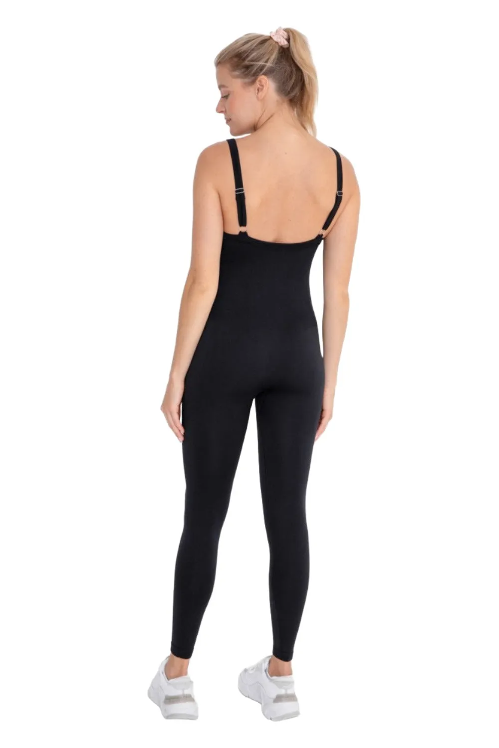 Mono B Full Length Seamless Unitard Micro Ribbed KP11850