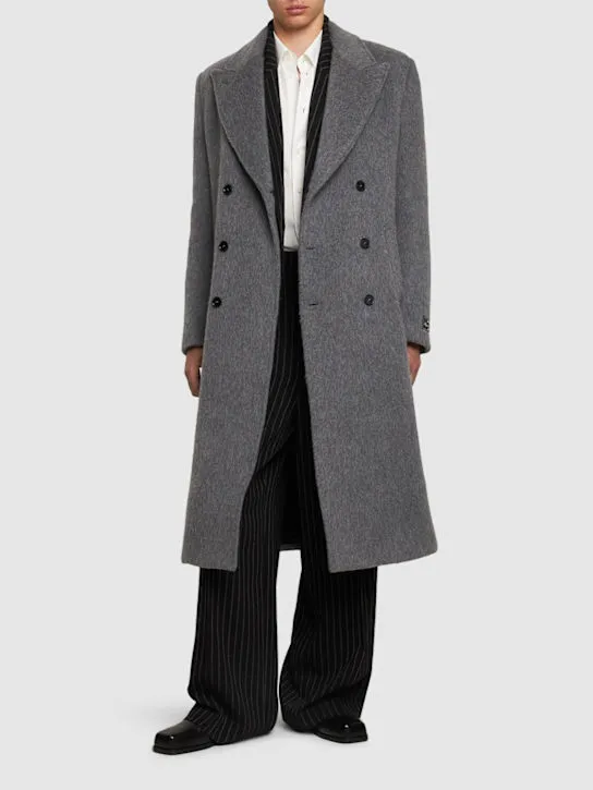 MSGM   Wool mélange coat 