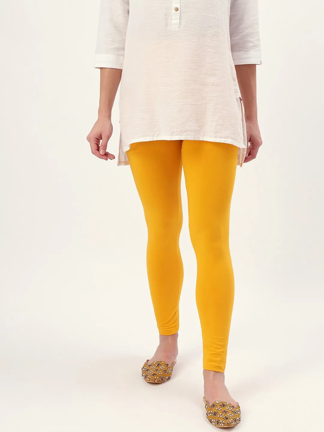 Mulla Mustard Chudidar Leggings