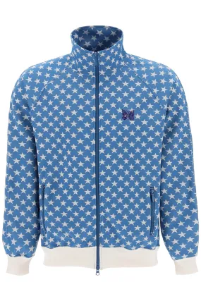 Needles high neck jacquard track jacket