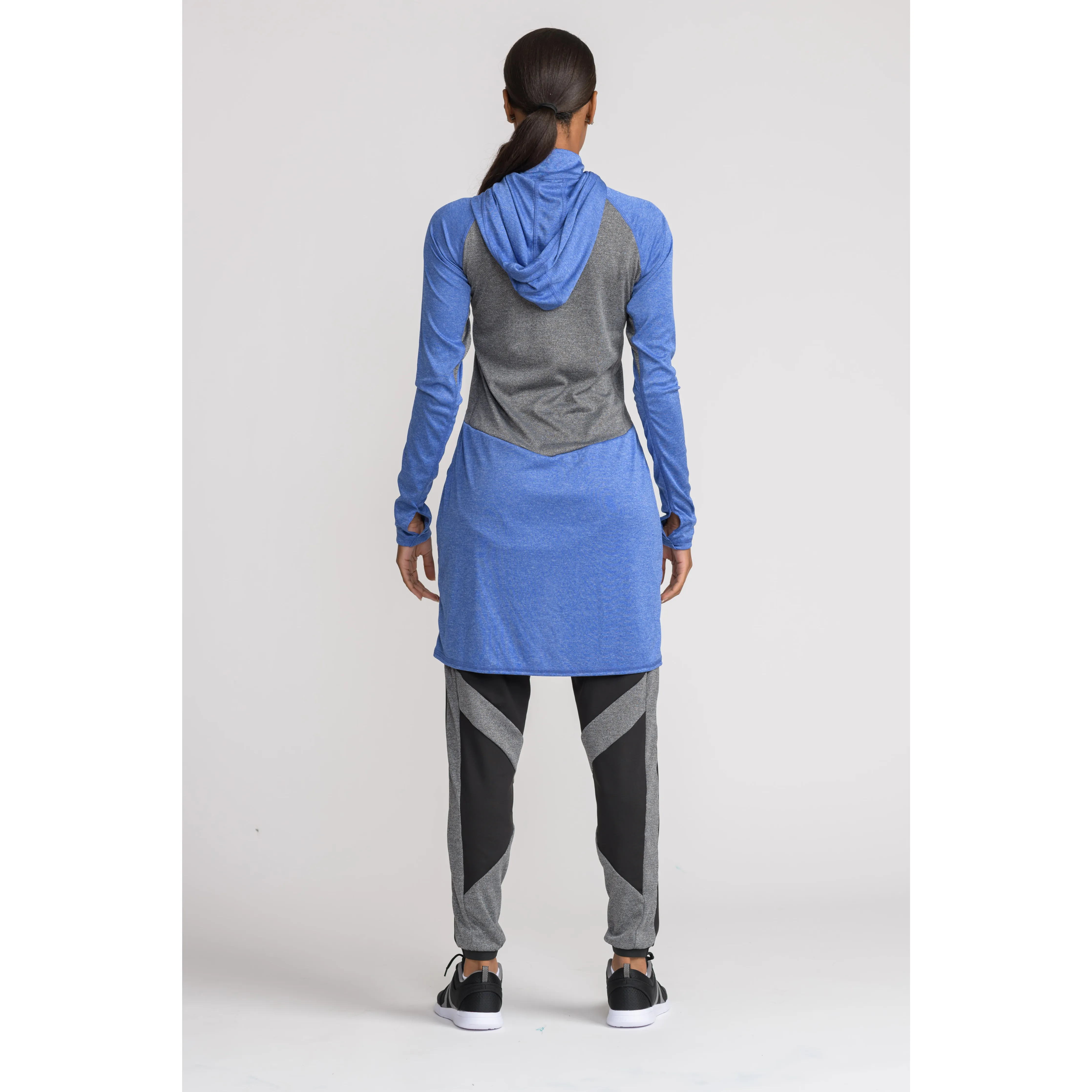 Performance Tech Hooded Top - Indigo