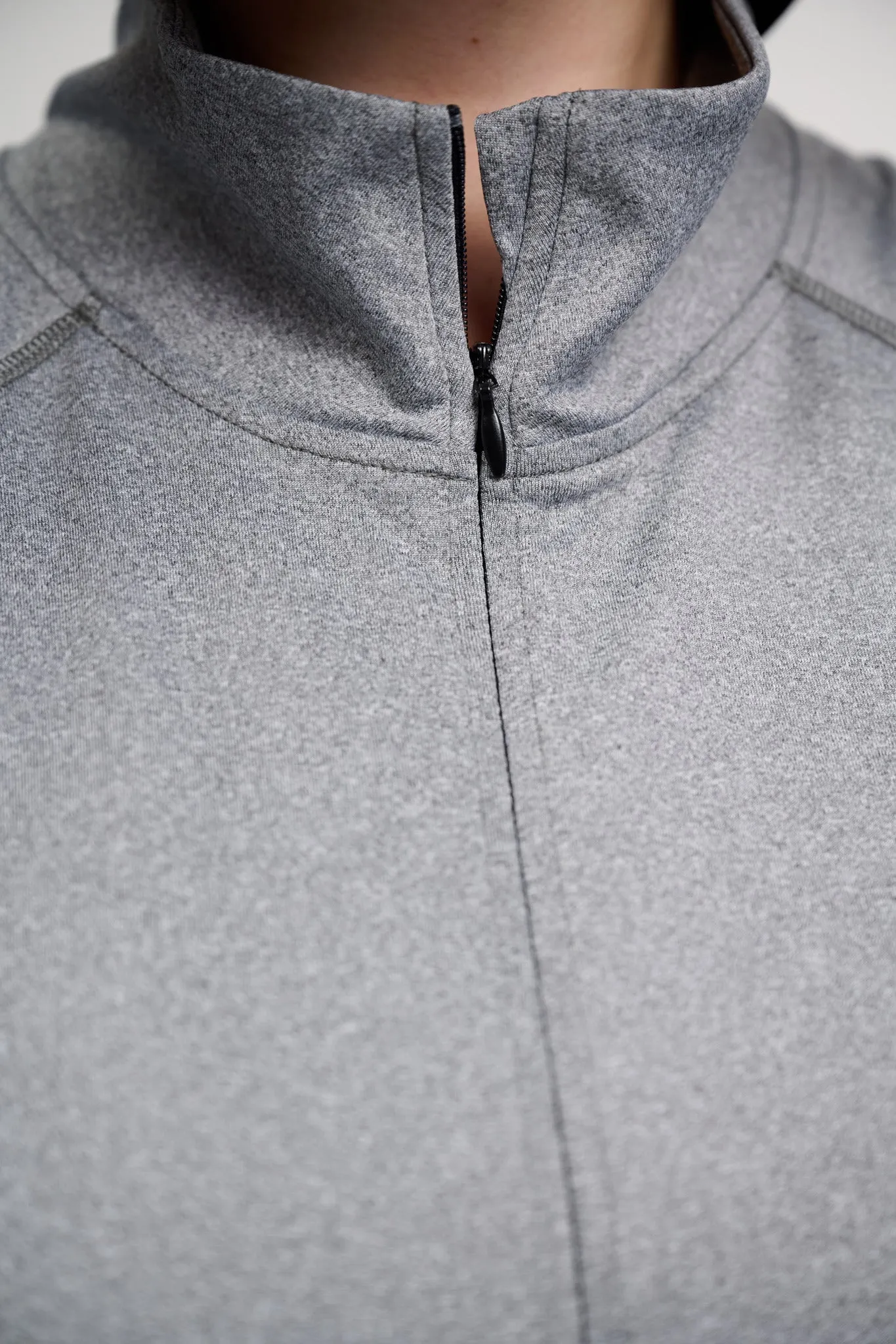 Performance Top- Heather Grey