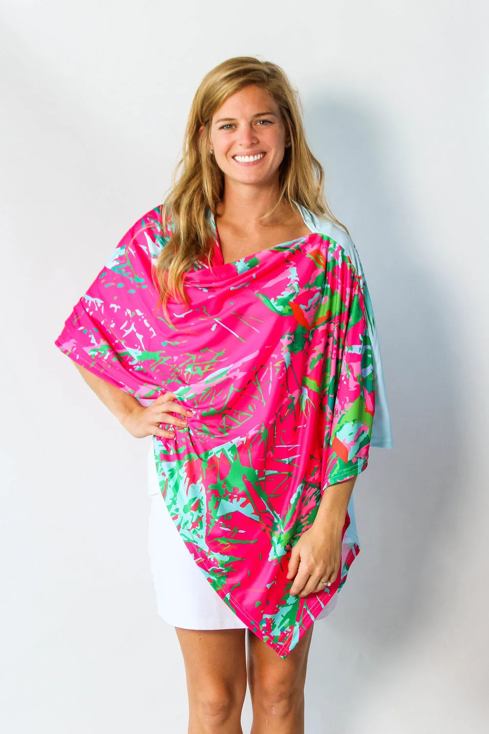 Preppy Palmetto Party Poncho