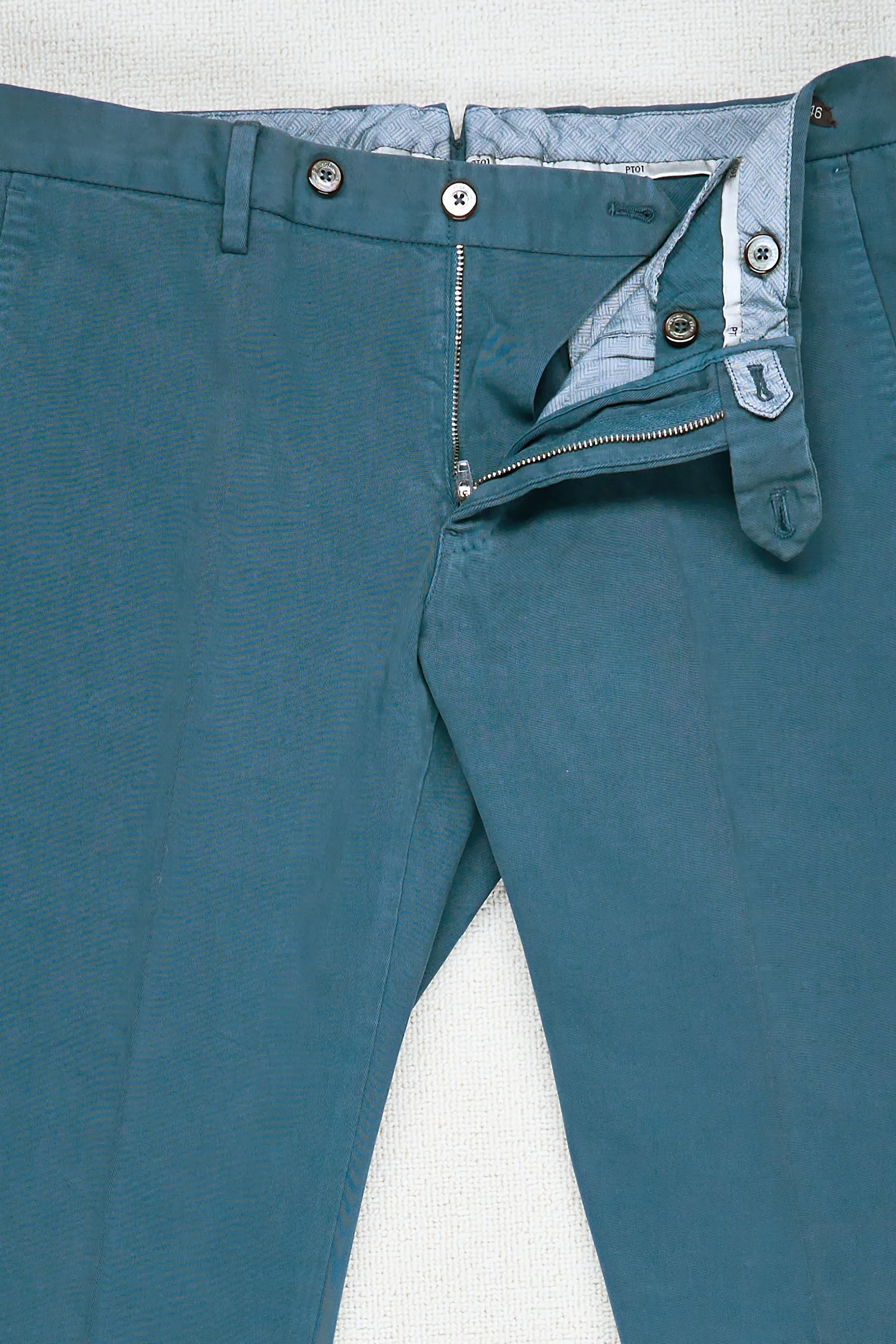 PT01 Blue Cotton Chinos