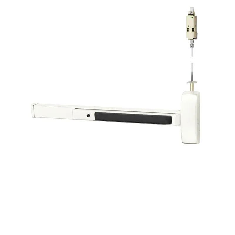 Sargent NB-MD8610F Concealed Vertical Rod Exit Device, 33-36" W Door, Exit Only, Multi-Function, LBR, For 1 3/4" TK Metal Dr, 84" up to 96" Door Ht