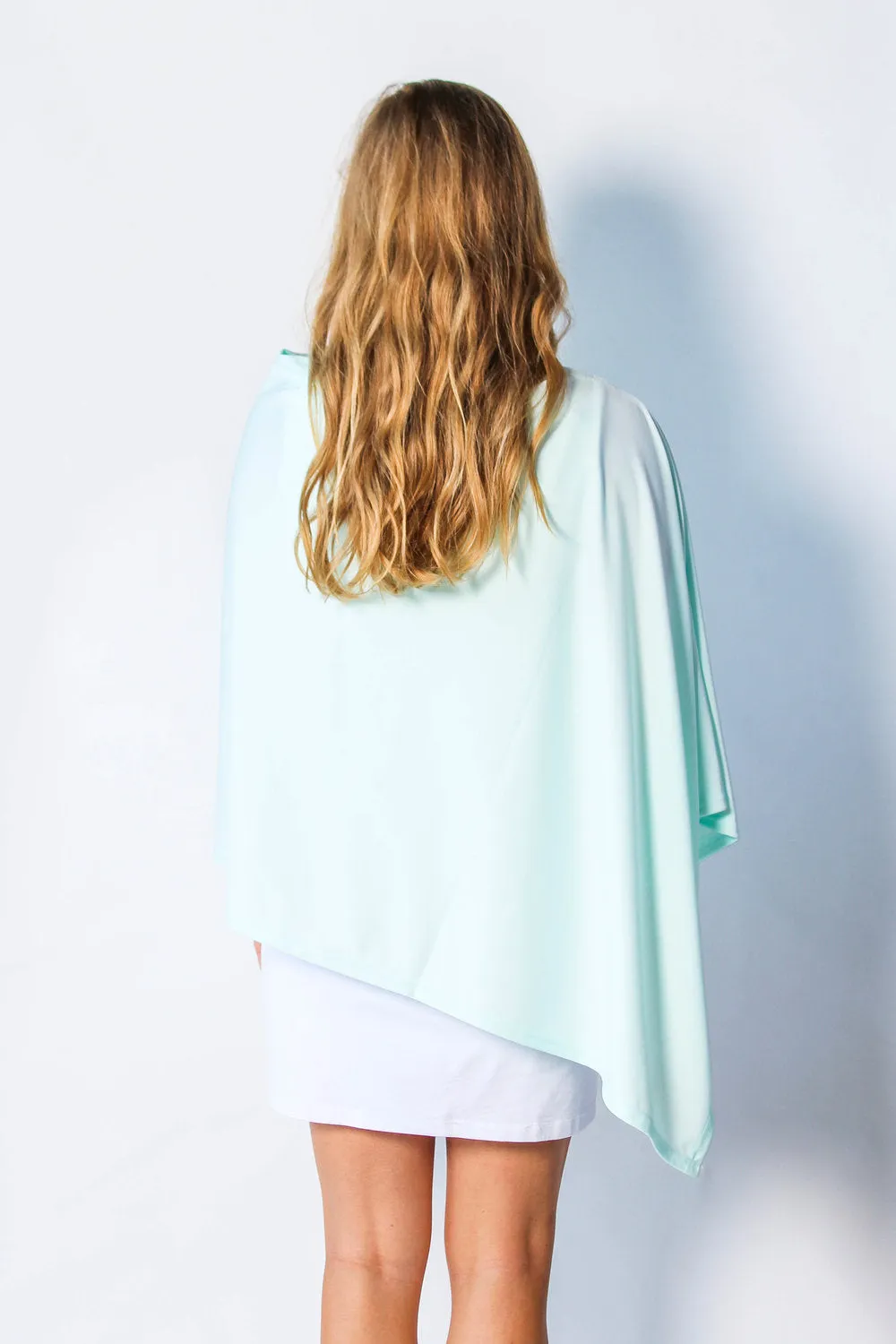 Sea Glass Green Party Poncho