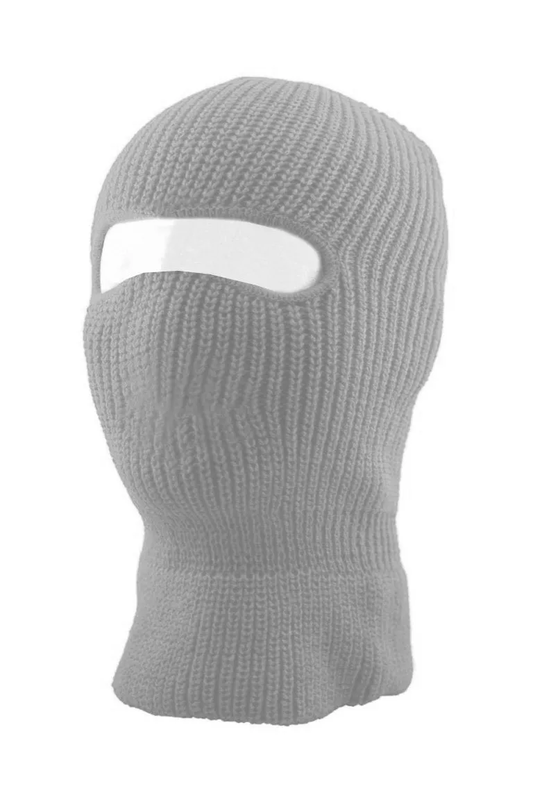 Slotted  Balaclava Face Mask (Grey)