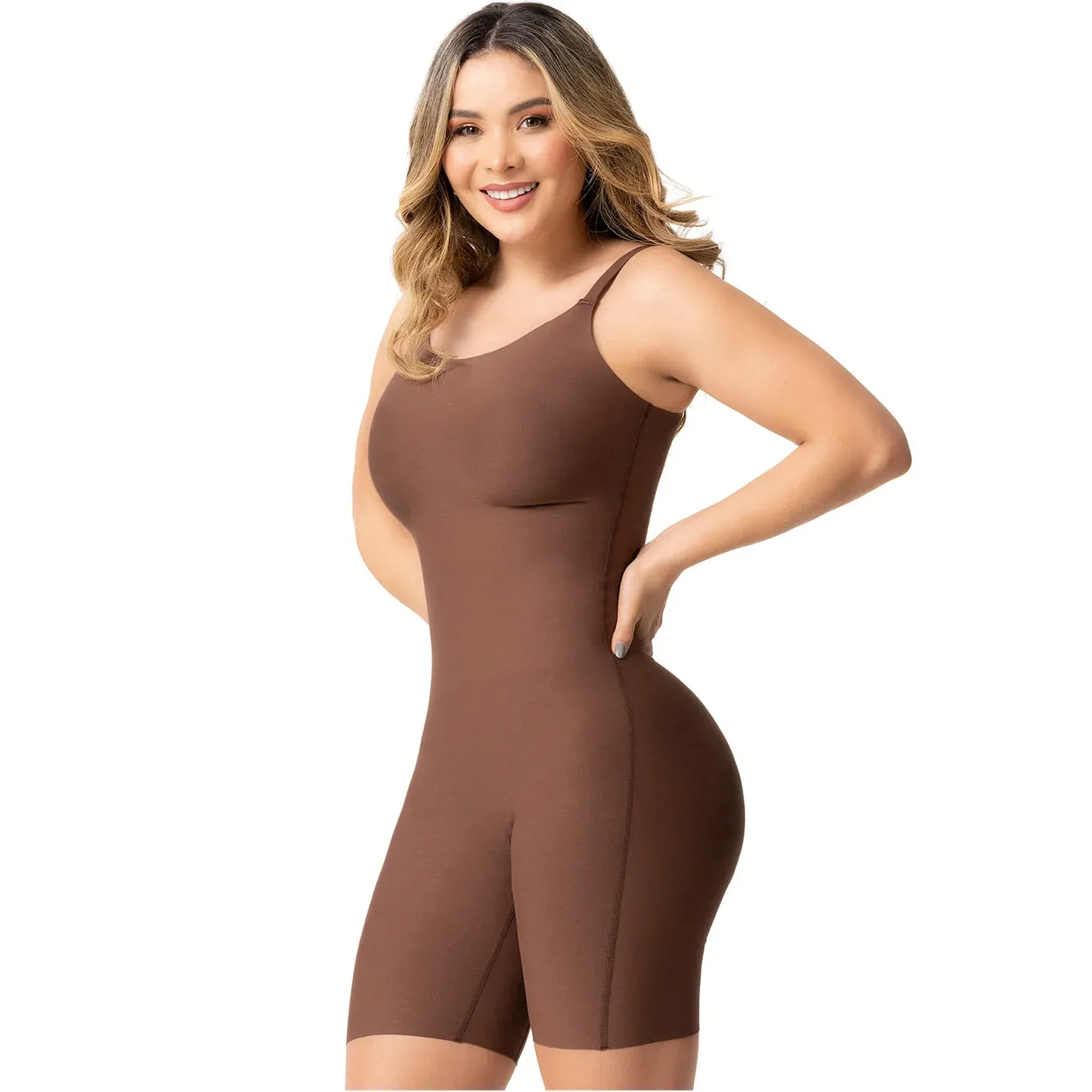 Sonryse SP43NC Seamless Shapewear Buttlifter Tummy Control Jumpsuit