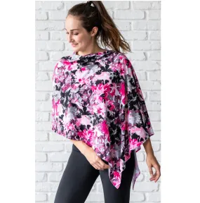 Sun Poncho -  Graphic Floral