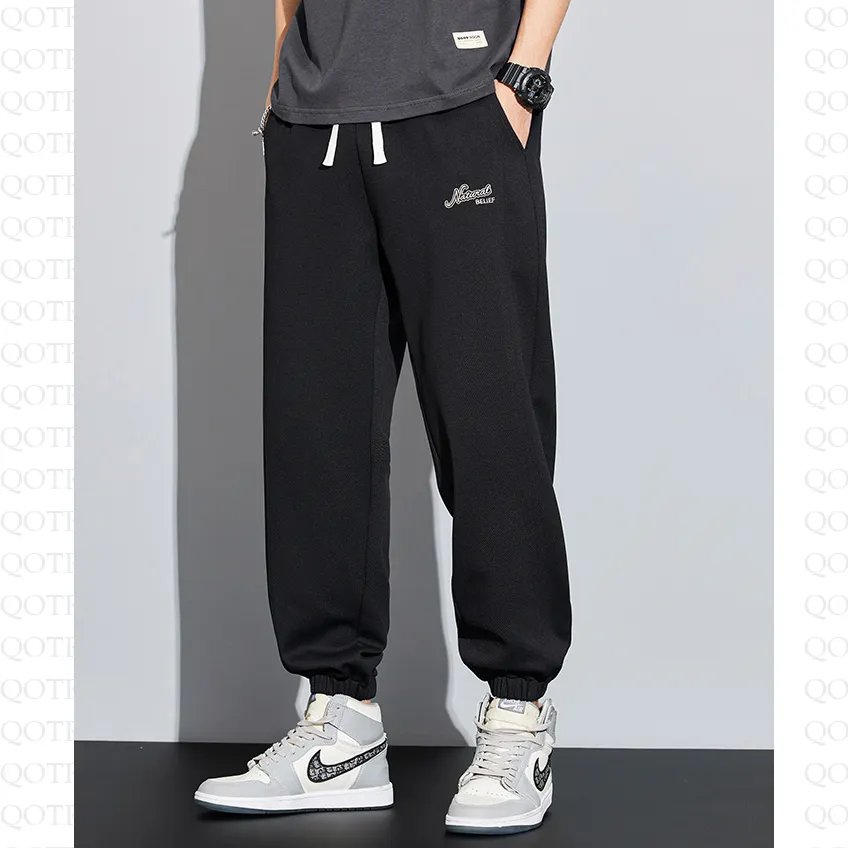 Tapered Knitted Sports Elastic Waist Sweatpant